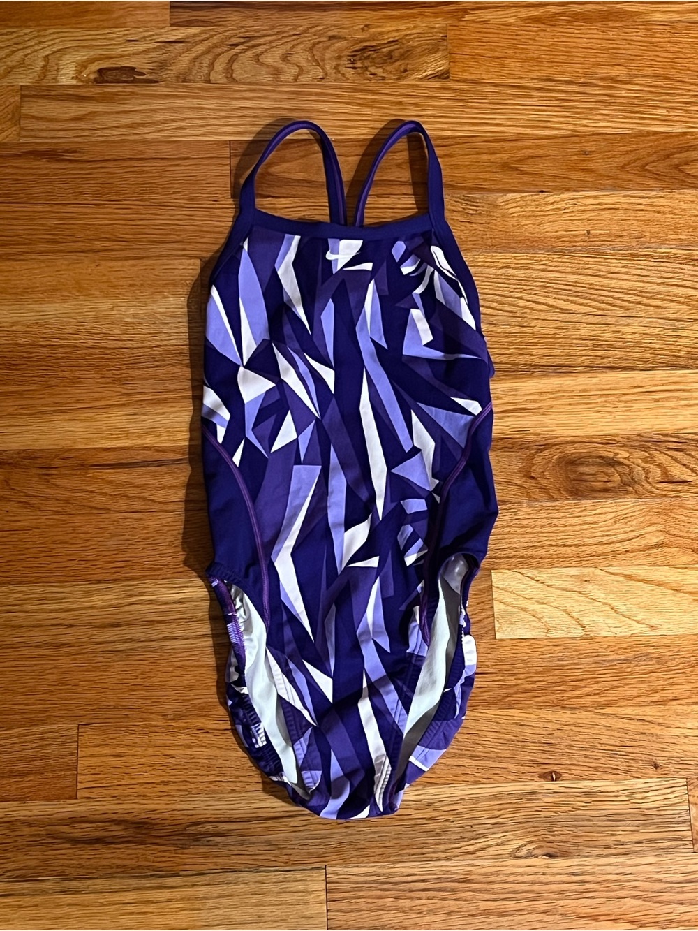 Nike Sz 28 Hydrastrong Geometric Galactic One-Piece Racing Swimsuit